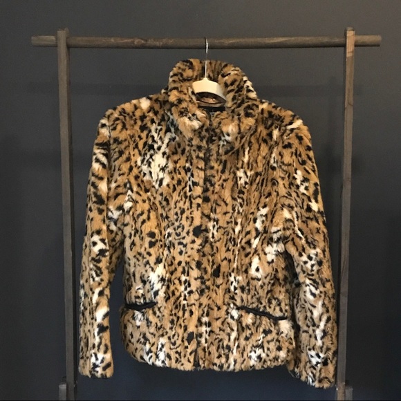 Jones New York Jackets & Blazers - Jones New York Faux Fur